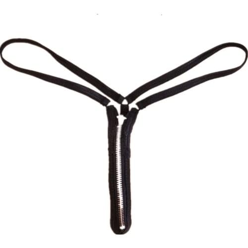 Women Zipper Thongs Extreme Hot Open Crotch Sexy Erotic Lingerie Panties Briefs Sexy Mini Micro Bikini G Strings Tangas Undewear