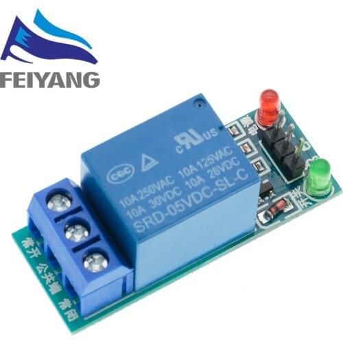 50pcs 1 Channel 5V Relay Module Low level for SCM Household Appliance Control