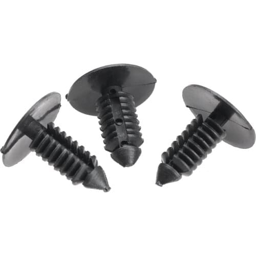 50Pc Auto Fender Bumper Fastener Clips Fit 8mm Hole Car Door Trim Panel Retainer Clip Plastic Rivet For G M Automobile Car Clips