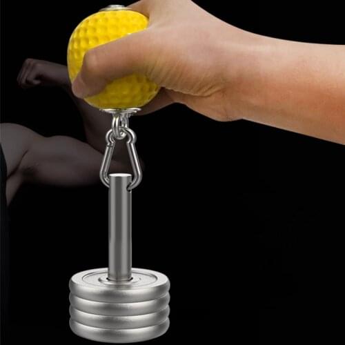 72mm Hand Grip Strength Ball With Plate Home Gym Arm Fitness Force Ball Wrist Finger Training Workout Tool With Loading Pin