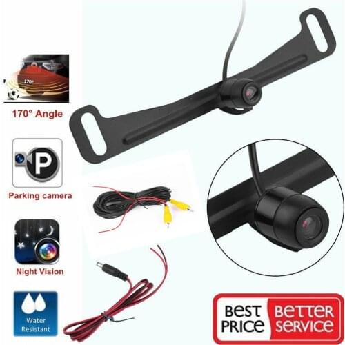 Car Accessories/License Plate Frame Rearview Camera Punch-Free Easy Installation American Standard Camera