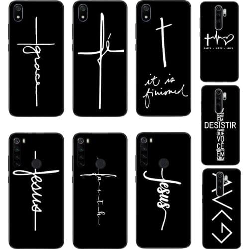 YNDFCNB Faith Christian Religious Jesus Phone Case For Xiaomi Redmi Note8T 7 9 Pro 5A Redmi4X 5A 6A 6 7 8 5Plus