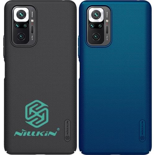 Nillkin Case For Xiaomi Redmi Note 10 Pro Frosted Shield Hard Plastic Matte Back Cover Shell