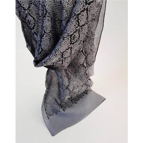 Sura Dejova Decorated Evening Shawl Gray