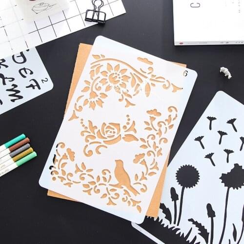 DL Thematic lace DIY albums making handmade materials painting hollowed out template hand account accessories decoration tools