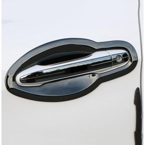 For HONDA CR-V CRV 2012 2013 2014 2015 2016 8pcs Black Titanium Outside Smart Door Handle Cover Trim