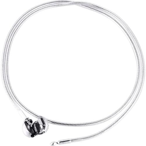 Essence Clasp Necklace 925 Sterling Silver Jewelry Free Shipping