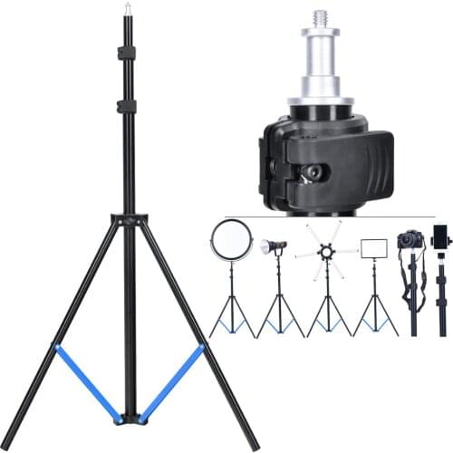 Fosoto 3m Tripod Light Stand 1/4 Screw Portable Head Softbox For Photo Studio Photographic Lighting Flash Umbrellas Reflector