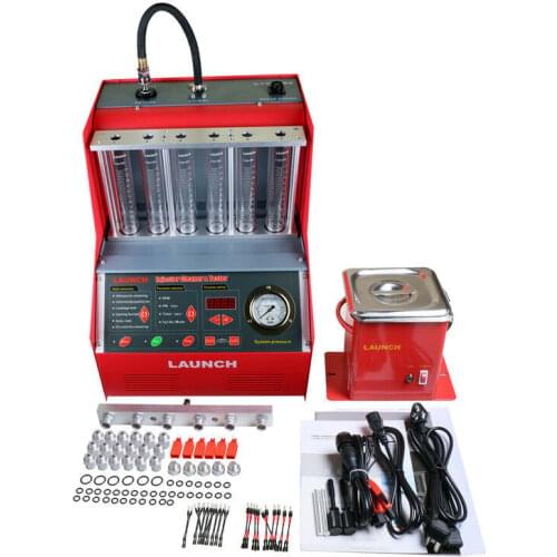 Washing Tool Car wash and maintenance Launch CNC 602A Injector Cleaner Tester fuel injector cleaning machine with English Panel