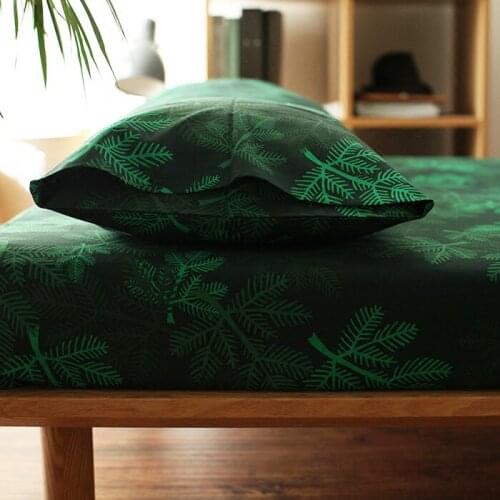 100% Cotton Japan Style Duvet Cover Set Without Comforter Twill Tree Reactive Printing King Size Thickened 4pcs 3PCS Bedding Set