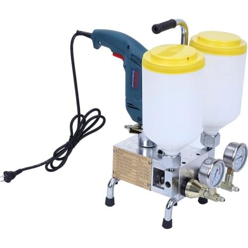 Double liquid materials cup waterproofing chemical injection mini machine