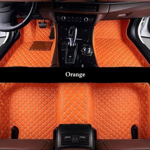 WLMWL Custom leather car mat for Audi all medels A6L R8 Q3 Q5 Q7 S4 RS TT Quattro A7 A8 A3 A4 A5 auto accessories