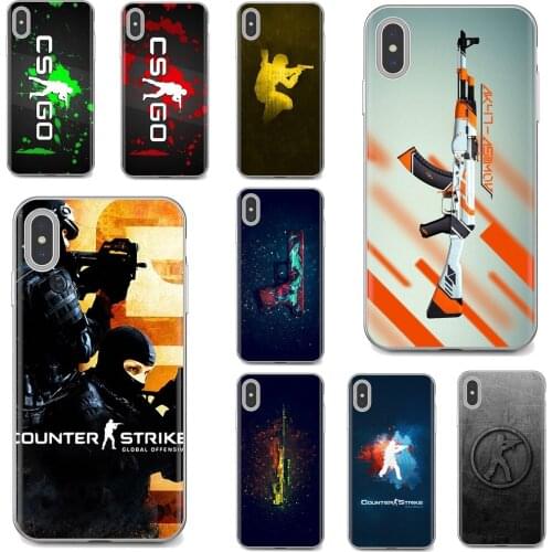 Soft TPU Silicone Case counter strike CS GO guns For ZTE Blade A910 A610 A530 A510 For Oneplus One plus 3T 5T 6T 6 7 8 7T Pro
