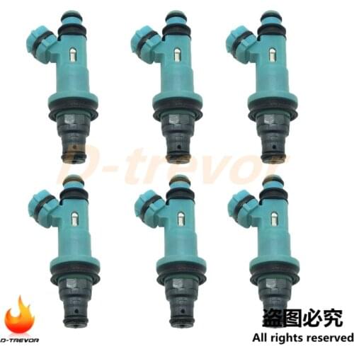 Set of 6 OEM 23250-46090 fuel injectors nozzle for for Lexus GS300 IS300 SC300 3.0L 23209-46090