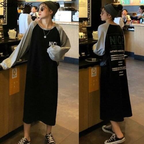 Nightgowns Women Sleepshirts Long Sleeve Spring Printed 2XL Loose Sweet Students Fashion Elegant Casual Homewear Womens Pyjamas