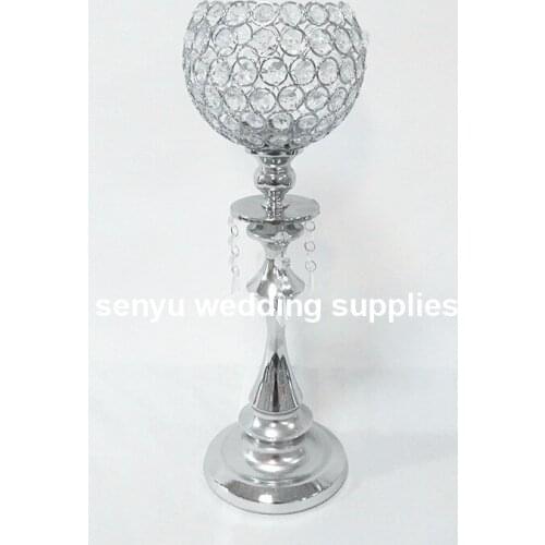 New style 10pcs Wedding Crystal Globe Candelabra Centerpieces ,Wedding Decoration Candelabra senyu0486