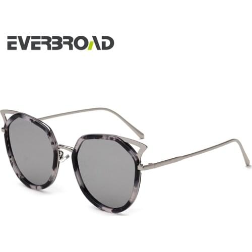 Lovely Cateye Shape Sunglasses For Young Girl Plastic Wrap Frame Metal Legs Fashion Design Package EV2762