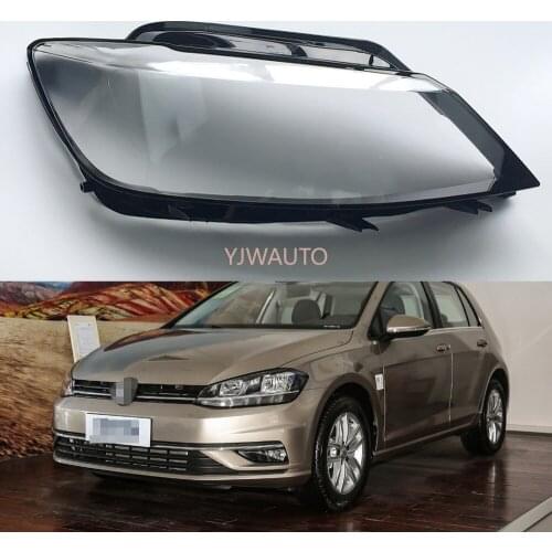 Car Headlight Lens For Volkswagen VW Golf 7.5 Transparent Car Headlight Headlamp Lens Auto Shell Cover