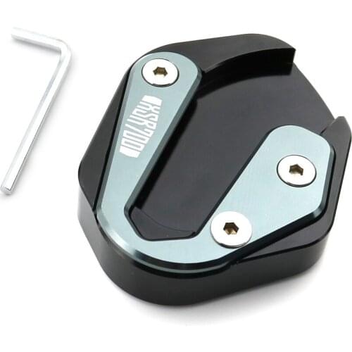 Motorcycle Kickstand Side Shoe Foot Rests Stand Extension Enlarger Aluminum Fit For Yamaha XSR700 2016 2017 2018 2019 2020