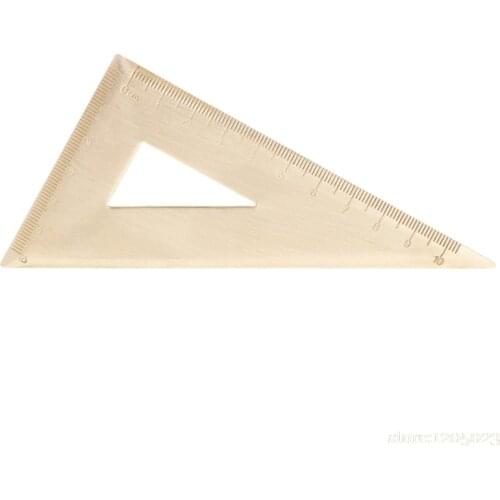 Super Durable Brass Speed Triangle Ruler Set Square Tool Carpenter Clear Ruler W315