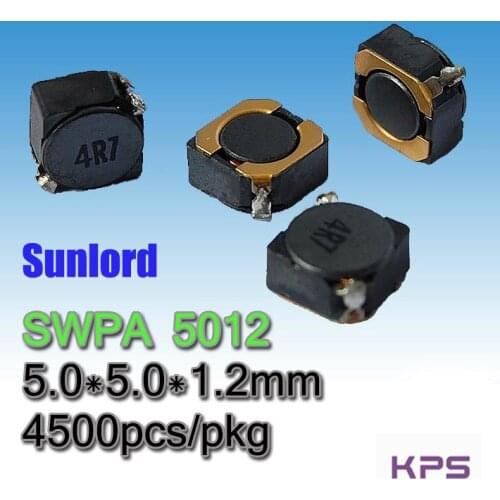 SWPA 5012 Wire Wound SMD Power Inductor Phones 3C 5G AI EMI Tele TV Video Audio Computer Navigation VR AR LED