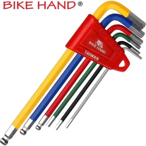 Bike Hand Multi-function Bicycle Tools Hex Key Ball End Set 2/2.5/3/4/5/6mm Allen Wrench MTB Road Bicycle Tool
