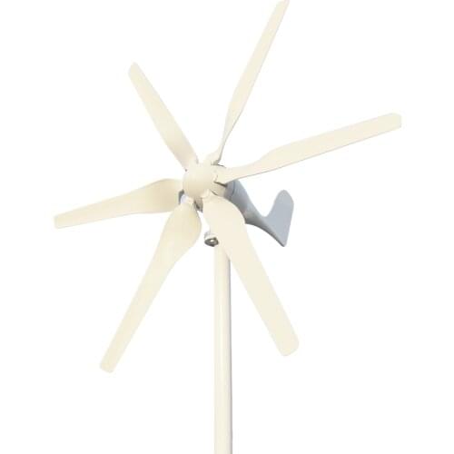 Chnia Factory Wind Turbine Generator 12V 24V 48V 800w Free Alternative Energy Windmill With MPPT Hybrid Controller 3/5/6 Blades