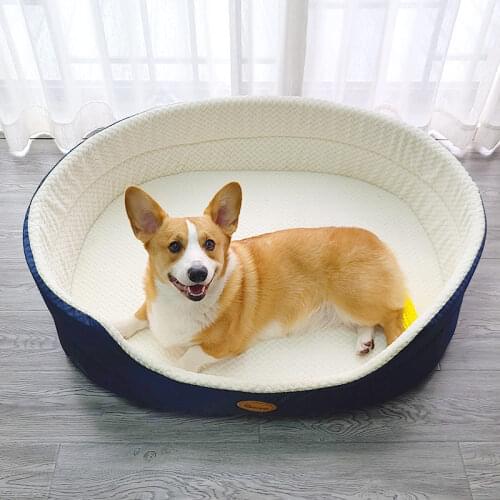 Kennel Four Seasons Universal Summer Cat Nest Cool Pet Bed Teddy Large Dog Summer Supplies Corgi Dog Bed Pet Bed