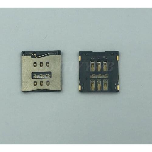 2pcs/lot SIM Card reader Slot Tray Holder Connector For iPhone 5 5g module Socket connector