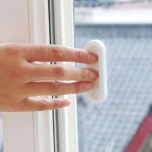 Multifunctional Adhesive Door Handle Glass Window Sliding Tool Household Window Opening Safety Auxiliary Handle 4PCS