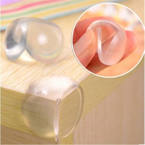 Hot sale 4 Pcs Child Baby Safety Silicone Protector Table Corner Edge Protection Cover Children Anticollision Edge Guards