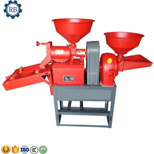 Automatic Electric Mini Rice Mill Plant Rice Milling Machine With Broken Rice Separator Rice Destoner Rice Wheat Powder Grinder