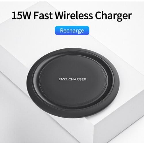 15W Wireless Charger Dock for IPhone 12 Mini 11 Pro Max XS XR Wireless Induction Fast Charging Pad for IPhone Huawei Android OS