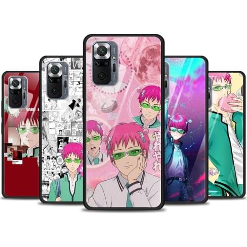 The Disastrous Life Of Saiki K Tempered Glass Cover For Xiaomi Redmi Note 10 10S 9 9T 9S 8T 8 9A 9C 8A 7 Pro Max Phone Case