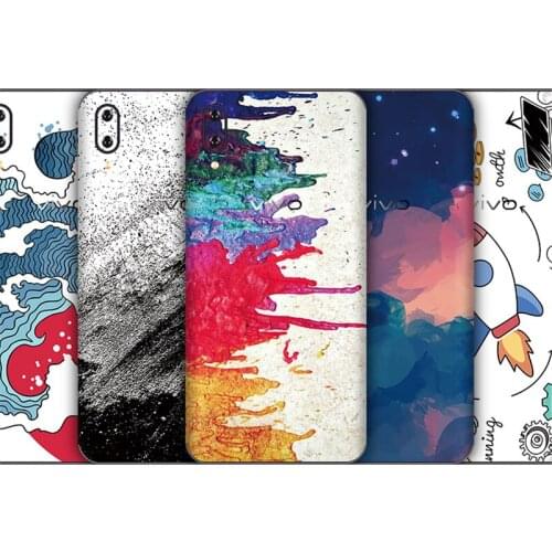 Colorful Cute Pattern Matte Skins Film Wrap Skin Phone Back Sticker For Vivo X21 UD X21i NEX S VIVO X23 X20 Plus Cartoon Sticker