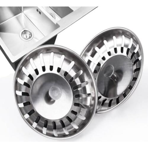 79-81-84mm Stainless Steel Kitchen Sink Strainer Stopper Waste Plug Sink Filter Bathroom Basin Sink Drain Kitchen Accessories