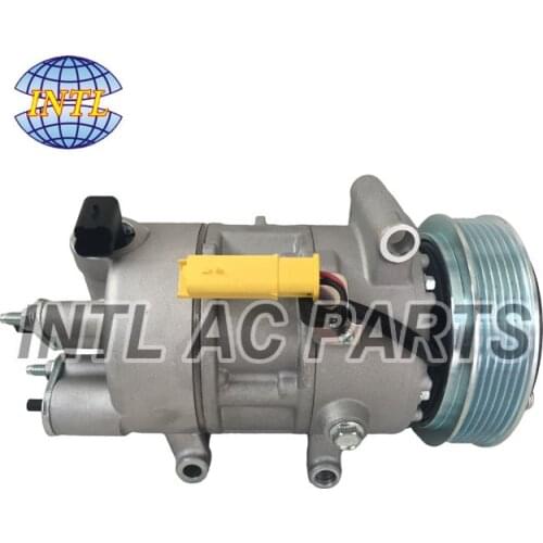 AC Compressor for CITROEN C4 PEUGEOT 307 308 6453RV 9651910980 9651911180 9670318880 9671216280 9678656080 8FK 351 340-581