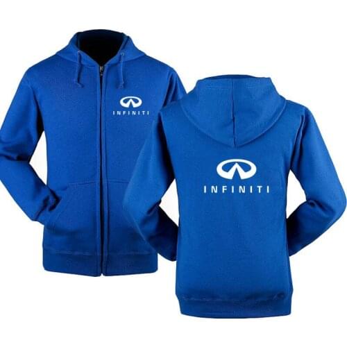New Spring Autumn Mens jacket Infiniti Motor Car Logo Print Fashion cotton Mens Hoodie hip hop harajuku Casual Mens hoodi
