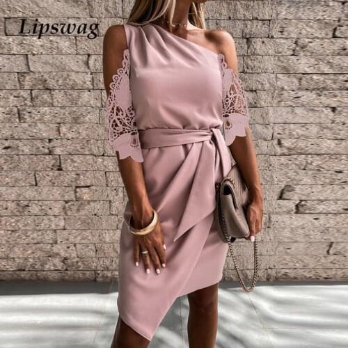 Lipswag Summer Dresses With Lace