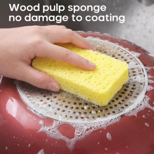 Multi Purpose Scouring Pads Non Scratch Cleaning Double Side Cookware Sponge For Kitchen Bathroom Cleaning Wipe Stain Removal
