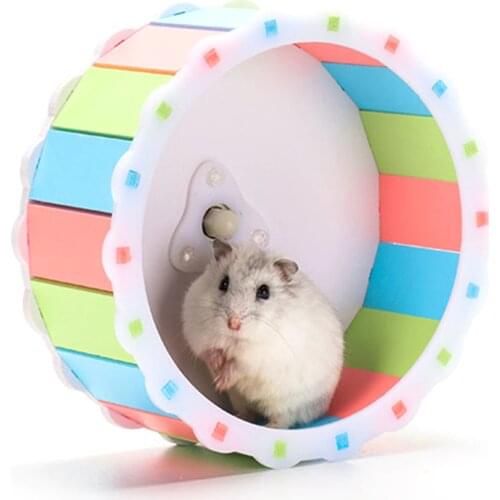 Jogging Training Non Slip Silent Pet Supplies Gerbils Mice Rotatory Cage Accessories Sports Toy Hamster Running Wheel Exercising