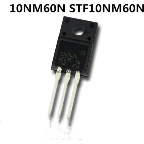 Original 10pcs/ 10NM60N STF10NM60N TO-220F 650V 10A