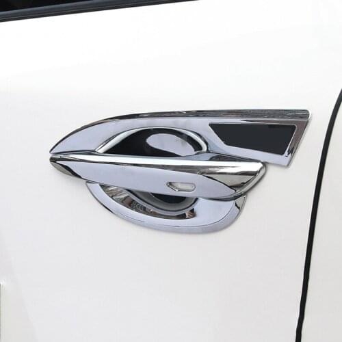 Trim Sticker Shell Car Styling Accessories 4pcs ABS Chrome for Mazda CX-30 2020 2021 Car Exterior Door Handle Grab Cover