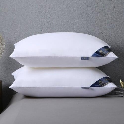 Sunshine Saturn Home Hotel Standard Pillow Core Fabric Down Velvet Pillow 48x74cm with 600g 850g 1000g Filling