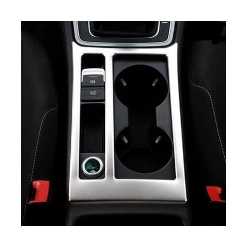 Car-styling water cup holder handbrake panel frame decoration trim sticker For Volkswagen VW Golf 7 2014-2015 auto accessories