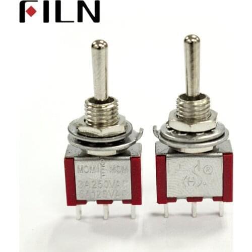 FLIN 250V/3A heavy duty 3pins switch mini on off on boat toggle switch emergency switch