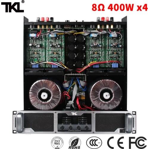 TKL 400W * 4 8ohm PX440 power amplifier for home karaoke projection 4ch professional amplifier