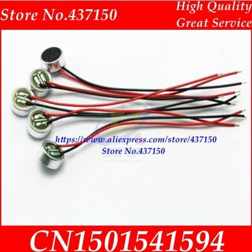 6027 wire type microphone head line microphone receiver 6*3 dual capacitor microphone interference