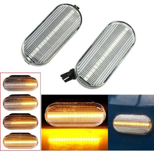 Side Marker Light For Skoda Ford SEAT Ibiza Leon Toledo 1M 1996 LED Turn Signal Light For VW Bora Golf 3 4 Passat 3BG Polo Lupo