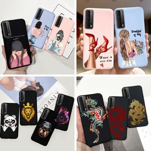 For Huawei P Smart 2021 Case Bumper Soft Cover for Psmart 2021 2020 2019 Silicone Case For Huawei P Smart 2019 psmart 2020 Coque